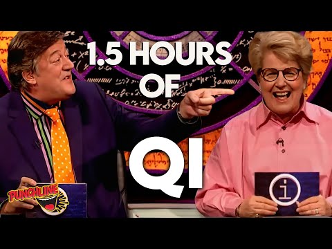 1.5 Hours of QI! Funniest Questions and Answers with Stephen Fry and Sandi Toksvig.