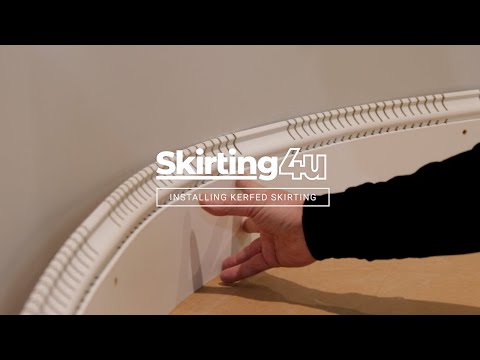 Kerfing Tutorial | How to fit MDF skirting boards to a bay window