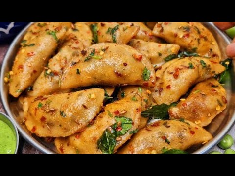 सिर्फ एक कप गेंहू के आटे से बनाए बिल्कुल नये तरह का बिना तेल का हेल्थी टेस्टी मजेदार नाश्ता nasta 