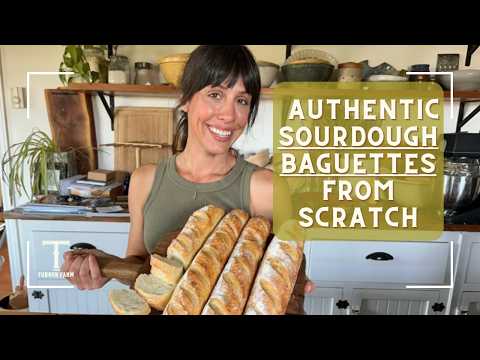 A Step-by-Step Guide to Make Authentic Sourdough Baguettes🥖🇫🇷