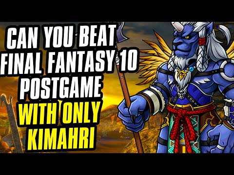Can you Beat Final Fantasy 10 Postgame Using ONLY Kimahri?