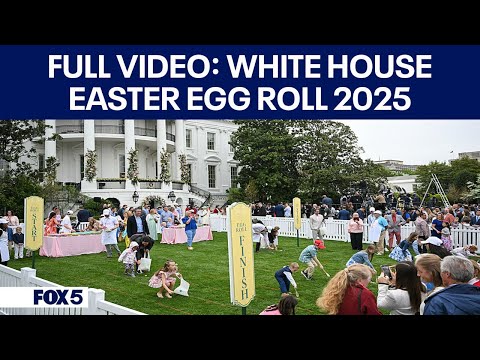 President Donald Trump remarks on Pope Francis' death at White House Easter Egg Roll