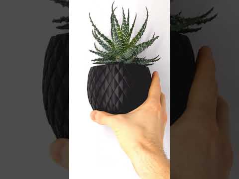 Dragon Scale Planter with Wall Mount #planter #3dprinting #plants #diy