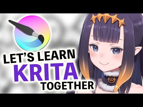 【DRAWING】 Let's Learn Krita Together!!