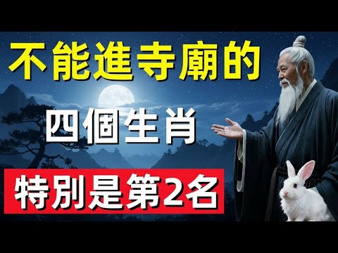 ⛩️☯🐉真的不是亂說！這4個生肖進寺廟前要特別留意，第2名更需謹慎，否則易生不吉徵兆！#修行思維 #修行 #福報 #禪 #道德經 #覺醒 #開悟 #禅修⛩️☯🐉