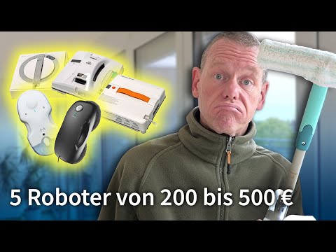 Praxistest: Fünf Fensterroboter zwischen 200 und 500 €