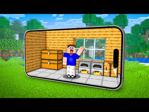 📱 МОЙ ДОМ ВНУТРИ АЙФОНА! ТЫ НЕ ПОВЕРИШЬ, ЧТО Я ТАМ ПОСТРОИЛ! 😱 МАЙНКРАФТ