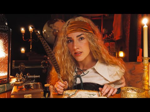 The Last Mapmaker 📜🪶 Fantasy Dark Academia ASMR (old scrolls, soft whispers, ambiance)