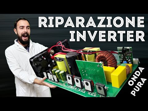 HOW TO REPAIR a 230V PURE SINE WAVE INVERTER for PHOTOVOLTAIC or CAMPER - Do It Yourself