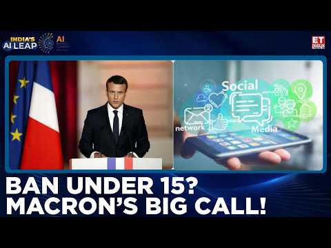 French President Macron Pushes G7 Child AI Safety Plan, Backs Social Media Ban Under 15 | AI Summit