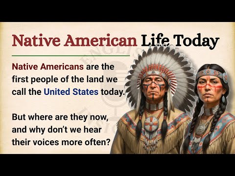 Where Are Native American Indians Today?  || Learn English Through Story Level 2 || Graded Reader