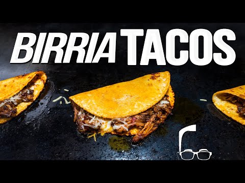 CHEESY JUICY BEEFY BIRRIA TACOS, WOW! | SAM THE COOKING GUY 4K