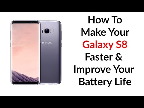 How To Make Your Galaxy S8 Faster & Improve Your Battery Life - YouTube Tech Guy