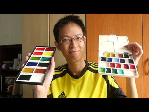 Review: Kissho Gansai vs Kuretake Gansai Tambi Watercolor