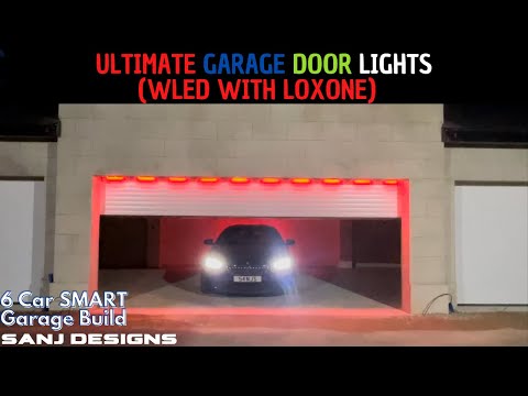 Ultimate Garage Door Lights - WLED with Loxone | Part 20 | 6 Car SMART Garage Build