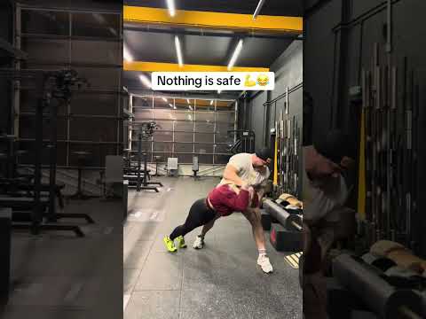Nothing Is Safe In The Gym #shorts #funny #fails