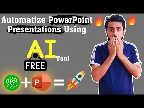 Free best AI tool to automatize PowerPoint Presentations | Appealing PPT || ppt ai bot | ChatGPT #ai