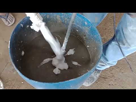 Sand-free, spectacular handmade cellular concrete block, light, acoustic and thermal.