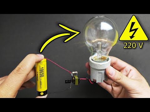 Make 3.7v to 220v AC Inverter | Inverter Using D882 Transistor