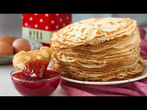 📌 PANCAKES on WATER - super THIN and DELICIOUS 👍 IDEAL recipe without Milk