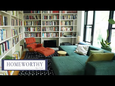 A Cozy Brooklyn Apartment Filled with Books, Color, and Imagination