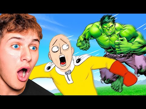 BECKBROS React To HULK Vs ONE PUNCH MAN!