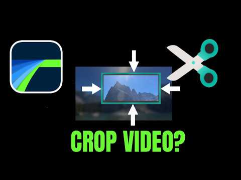How To Crop Out Anything In Seconds With LumaFusion!