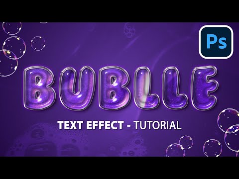 Create bubble Text Effect in Photoshop