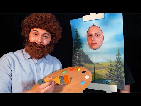 ASMR | Bob Ross the Joy of Painting Role Play (ft. @Lazuras ASMR )
