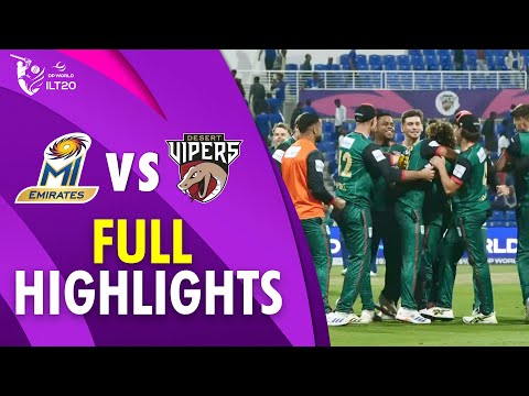 Full Highlights | MI Emirates vs Desert Vipers | Match 9 | DP World ILT20 | M3Y1U