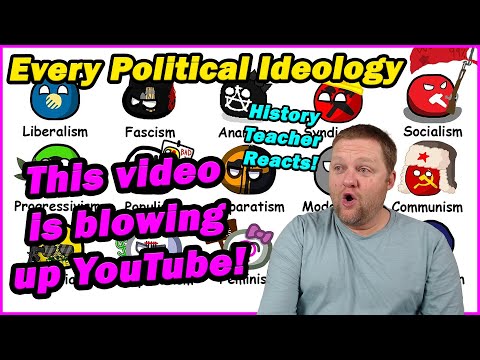Every Political Ideology Explained in 8 Minutes | The Paint Explainer | History Teacher Reacts