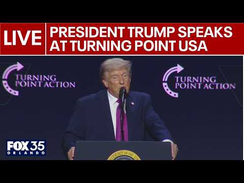 LIVE: President Donald Trump talks at Turning Point USA event