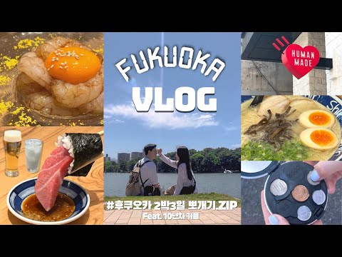 후쿠오카 2박 3일 여행 Fukuoka vlog📌 한편으로 완벽 정리.zipㅣ10년차 커플이 추천하는 맛집 & 의류,소품 편집샵 & 꿀팁ㅣ신신라멘, 모츠나베, 스시사카바, 니쿠이치