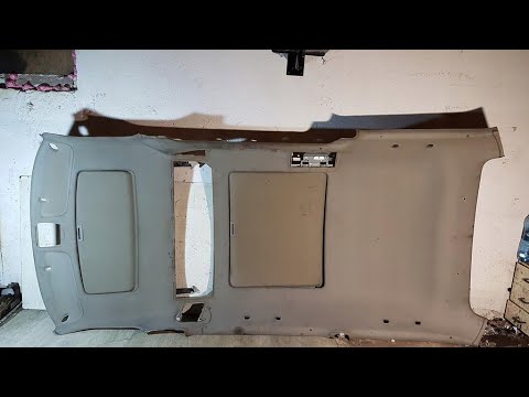 how to disassemble the entire ceiling on a toyota estima, how to remove the ceiling trims of estima