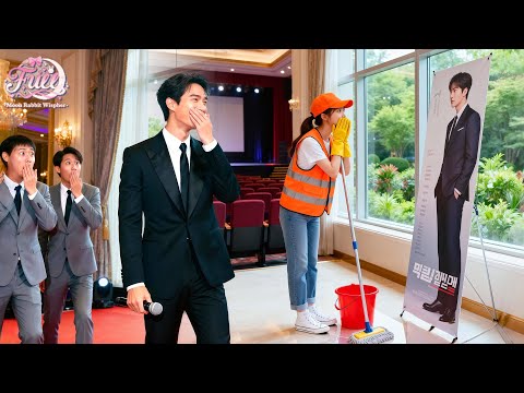 Poor Cleaner Fangirls Over Star CEO’s Poster,But He’s Right Behind Her,Sees Everything&Falls For Her