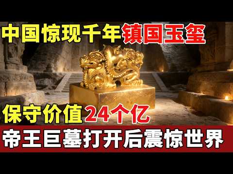 中国惊现2000年纯金玉玺,价值24个亿,直到帝王巨墓被打开,两件绝世国宝震惊全世界【揭秘】