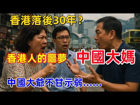 中國大媽大鬧香港，竟說香港落後30年？中國大爺不甘示弱，地鐵佔座，素質讓香港人驚掉下巴......