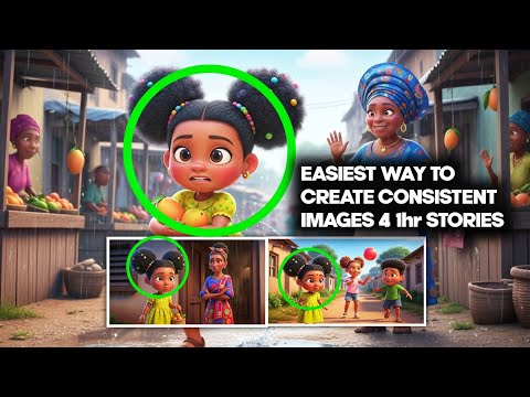 How I create CONSISTENT IMAGES for 1hour Long African Folktale Stories  [ Easiest step]