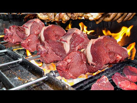 King of BBQ!! Korean-style Charcoal Grilled Beef Barbecue BEST 5 - Korean Street Food