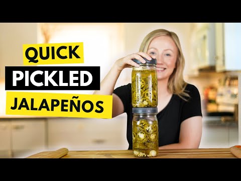 Quick Pickled Jalapeños (Easy Recipe)