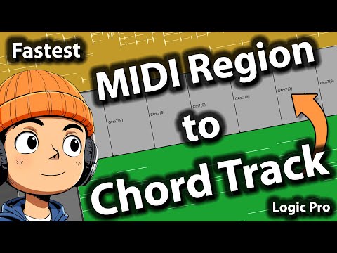 Fastest Way to Convert a MIDI Region to Chord Track in Logic Pro
