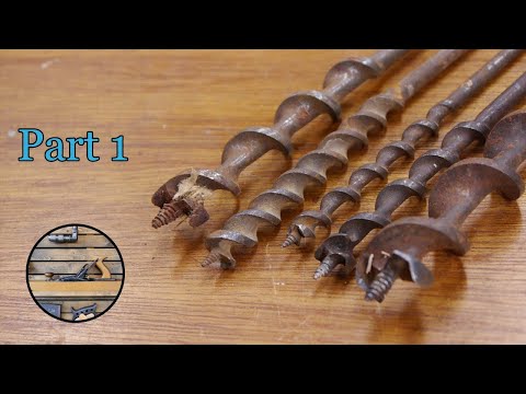 Sharpening and restoring vintage auger bits | Part 1