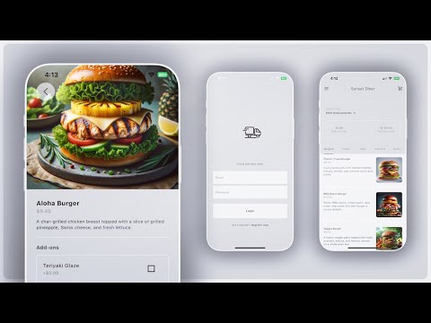 📱 FULL Food Delivery App w/ Backend • Flutter Tutorial