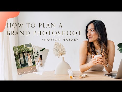 How to plan a personal Brand Photoshoot || Notion Template, Tips, Ideas & Behind the scenes