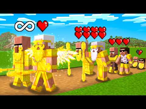 BIRTH TO DEATH AS A GOLD IMMORTAL in Minecraft !!!