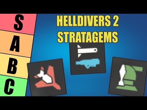 Helldivers 2 All 51 Stratagems Tier List