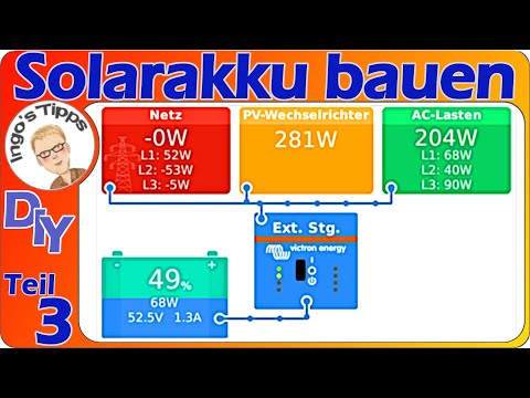 14.4 kWh solar battery self build house connection ESS final assembly and commissioning part 3