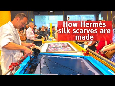 How Hermès Silk Scarves Are Made