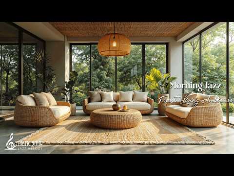 Quiet Forest Living Jazz In The Forest | Calm Jazz Melody by Indoor Living Cafe Ambience For Relax