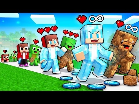 JJ and Mikey: POOR vs RICH Elemental Life Cycle Evolution in Minecraft - Maizen
